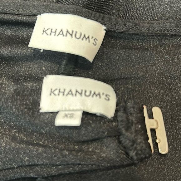 New Khanums Knur Pearl Trim Mini Dress in Black XS Revolve - Picture 13 of 16